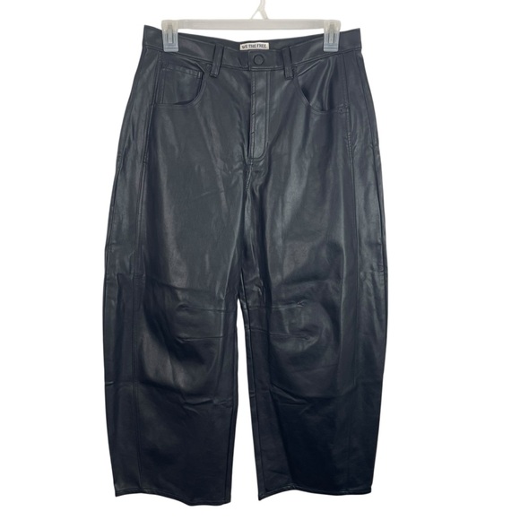 We The Free | Black Good Luck Vegan Barrel Trousers New - Picture 2 of 12